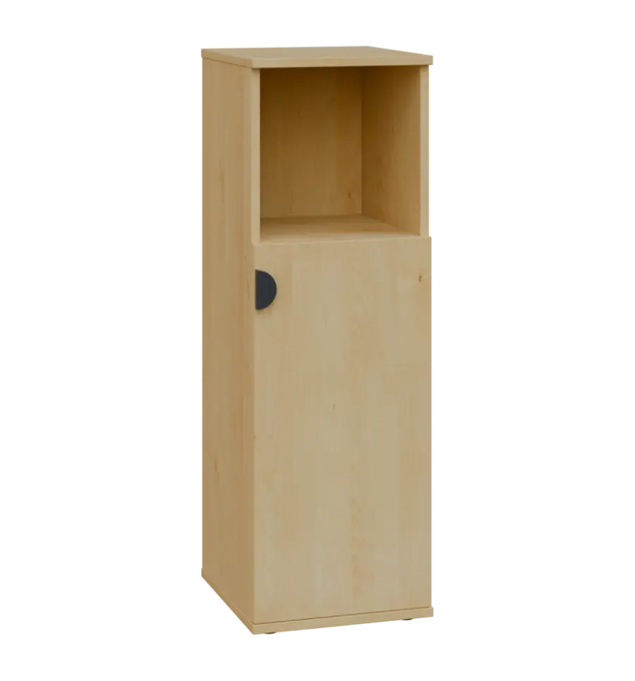 TN 3 - 3DN kancelářská skříň, 1-dveřová/nika, pravá, 1107x360x400, javor horský